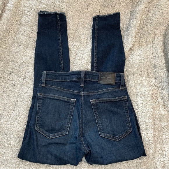 LUCKY Brand Brigette Ankle Skinny Blue Jeans 25 - Picture 2 of 7